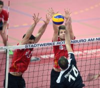 Volleyball  1. Bundesliga  14/15:  TV Rottenburg - TV Ingersoll Buehl