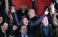 FUSSBALL Coppa Italia  2013/2014:  JUBEL Diego Maradona