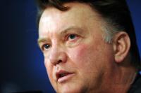 FUSSBALL International CHL 09/10: Trainer Louis van Gaal (FCB)