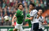 Fussball, 1. Bundesliga  Saison 2013/2014: SV Werder Bremen - FC Schalke 04