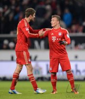 Fussball 1. Bundesliga Saison 12/13: JUBEL FC Bayern Muenchen