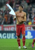 FUSSBALL INTERNATIONAL  CHL Viertelfinale 11/12: Mario Gomez (FC Bayern Muenchen)