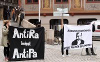 Demo gegen Oberbuergermeister Boris Palmer Tuebinger Marktplatz