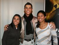 FIFA  World Player Gala  2008: MARTA (BRA), CRISTIANE (BRA) und RONALDO (POR)