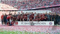 Fussball 1. Bundesliga Saison 17/18: Meister FC Bayern Muenchen