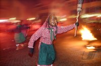 Schwaebisch-alemannische Fastnacht / Fasnet Rottenburg Hexentanz 2015