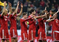 Fussball International CHL Saison 13/14: Schlussjubel FC Bayern Muenchen