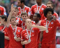 Fussball 1. Bundesliga  Saison  2012/2013:  Deutscher Meister 12/13 FC Bayern Muenchen