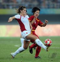FUSSBALL  Olympia 2008   Vorrunde  Frauen    Canada - China