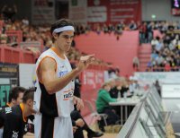 Basketball 1. Bundesliga 2011/2012:  Walter Tigers Tuebingen - ratiopharm Ulm
