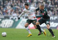 FUSSBALL, 1. BUNDESLIGA, 20. Spieltag: Borussia Moenchengladbach - Werder Bremen