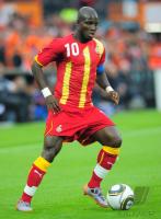 Fussball International: Ghana, APPIAH  am Ball