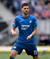 Fussball 1. Bundesliga 23/24: TSG 1899 Hoffenheim - FC Bayern Muenchen