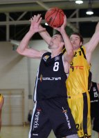 Basketball 1. Bundesliga 2013/2014: Kirchheim Knights - Walter Tigers Tuebingen