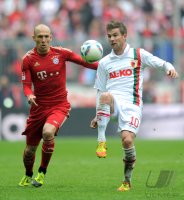 Fussball 1. Bundesliga, Saison 2011/2012:  FC Bayern Muenchen - FC Augsburg