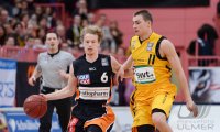 Basketball 1. Bundesliga 2013/2014: Walter Tigers Tuebingen - ratiopharm Ulm