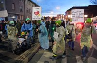 Demonstration von Gegner der Corona-Massnahmen in Reutlingen