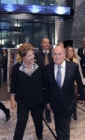 FIFA Praesident Joseph S. Blatter (Schweiz) trifft Praesidentin Dilma Rousseff (Brasilien)