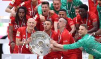 Fussball 1. Bundesliga Saison 18/19: Meister FC Bayern Muenchen
