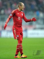 Fussball CHL  Saison 2011/2012:  Arjen Robben (FC Bayern Muenchen)