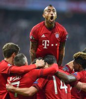 Fussball CHL 15/16 Halbfinale: FC Bayern Muenchen - Atletico Madrid