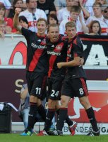 Fussball 1. Bundesliga  Saison 2011/2012:  VfB Stuttgart - Bayer Leverkusen