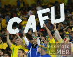 FUSSBALL Weltmeisterschaft Fans Zuschauer Brasilien Feature Brasilien vs. Tuerkei Halbfinale