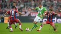 Fussball 1. Bundesliga Saison 14/15: FC Bayern Muenchen - VfL Wolfsburg