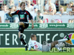 FUSSBALL 1. Bundesliga  Gladbach - Koeln, Zweikampf