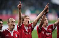 FUSSBALL  JUBEL BADSTUBER  (FC Bayern Muenchen )