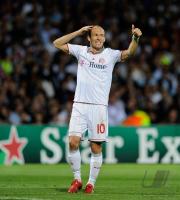 FUSSBALL  International CHL 2009/2010:  ROBBEN (FC Bayern Muenchen)