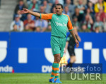 Fussball 1. Bundesliga: BREMEN, AILTON Gestik