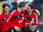 Fussball 1. Bundesliga: Leverkusen - Bremen,  Jubel n. 3:0