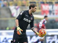 FUSSBALL SERIE A 2015/2016: Torwart Antonio Mirante (FC Bologna)