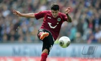 Fussball, 1. Bundesliga  Saison 2013/2014: Hannover 96 -  Hamburger SV