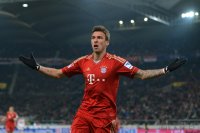 Fussball 1. Bundesliga Saison 12/13:  JUBEL Mario Mandzukic (FC Bayern Muenchen)
