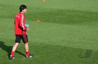 Fussball, Training der deutschen Nationalmannschaft