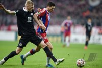 Fussball DFB Pokal Achtelfinale 14/15: FC Bayern Muenchen - Eintracht Braunschweig
