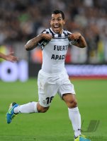 FUSSBALL SERIE A 2013/2014: JUBEL Carlos Tevez (Juventus Turin)