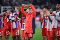 Fussball 1. Bundesliga  Saison  2025/2026  25. Spieltag FC Bayern Muenchen -  Borussia Moenchengladbach