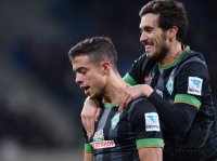 Fussball  1. Bundesliga  14/15: JUBEL Franco Di Santo (SV Werder Bremen)