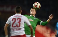Fussball, 1. Bundesliga  Saison 2014/2015: SV Werder Bremen - VfB Stuttgart