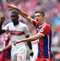 Fussball 1. Bundesliga Saison 14/15: Robert Lewandowski (FC Bayern Muenchen)