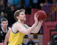 Basketball 1. Bundesliga 17/18 Hauptrunde: Walter Tigers Tuebingen - Basketball Laewen Braunschweig