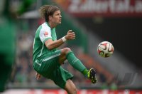 Fussball, 1. Bundesliga  Saison 2014/2015: SV Werder Bremen - Borussia Moenchengladbach