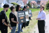 Politik, Wahlkampf CDU; Bundesministerin fuer Ernaehrung und Landwirtschaft Julia Kloeckner