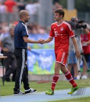FUSSBALL 1. Bundesliga 13/14: Thomas Mueller (FC Bayern Muenchen)