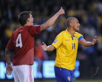 Fussball WM-Qualifikation: Henrik LARSSON (Schweden)
