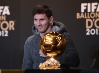 Fussball International  FIFA Ballon d Or 2012:  Lionel Messi (Barca)