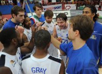 Basketball 1. Bundesliga 2011/2012:  Walter Tigers Tuebingen - Fraport Skyliners Frankfurt